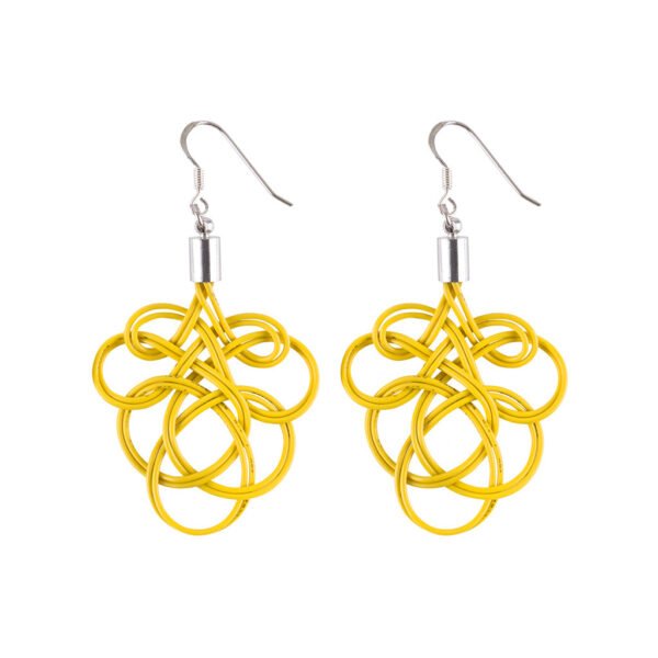 Flamenco Upcycled Electrical Wire Earrings (5 Colours Available) by Paguro Upcycle