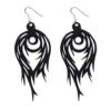 Flame Handmade Upcycled Statement Earrings by Paguro Upcycle