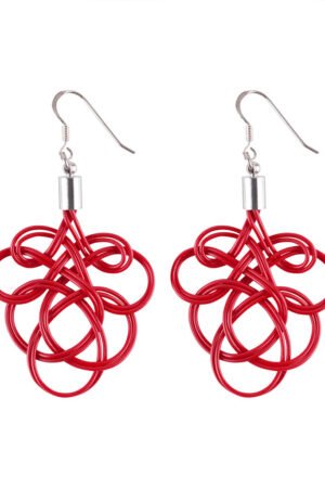 Flamenco Upcycled Electrical Wire Earrings (5 Colours Available) by Paguro Upcycle