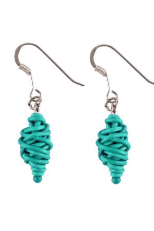 Isla Recycled Electrical Wire Earrings (4 Colours Available) by Paguro Upcycle