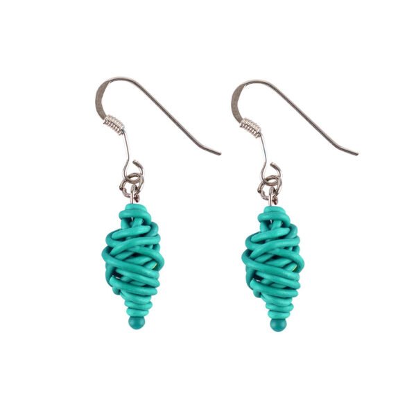 Isla Recycled Electrical Wire Earrings (4 Colours Available) by Paguro Upcycle