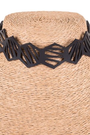 Honeycomb Inner Tube Geometric Choker by Paguro Upcycle