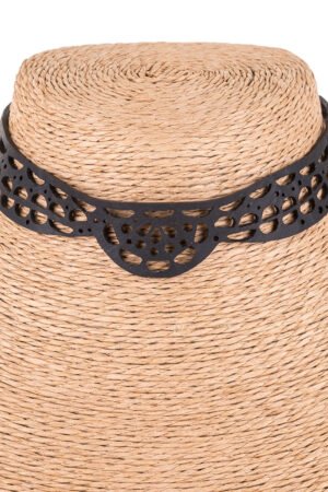 Lace Vegan Inner Tube Choker by Paguro Upcycle