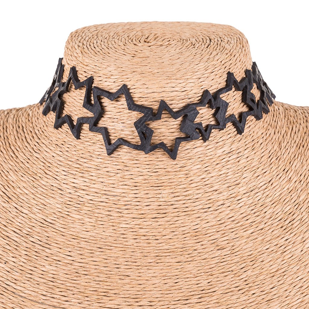 Milky Way Inner Tube Star Choker by Paguro Upcycle