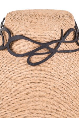 Vegan Recycled Rubber Choker Necklace