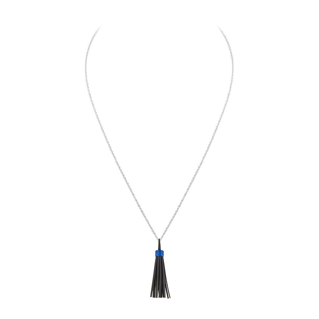 Asante Long Tassel Necklace by Paguro Upcycle