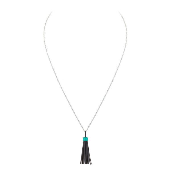 Asante Long Tassel Necklace by Paguro Upcycle