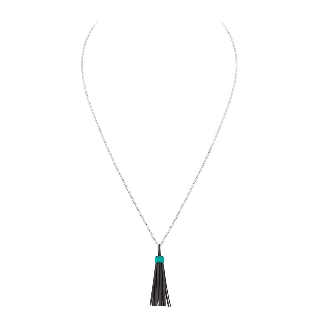 Asante Long Tassel Necklace by Paguro Upcycle