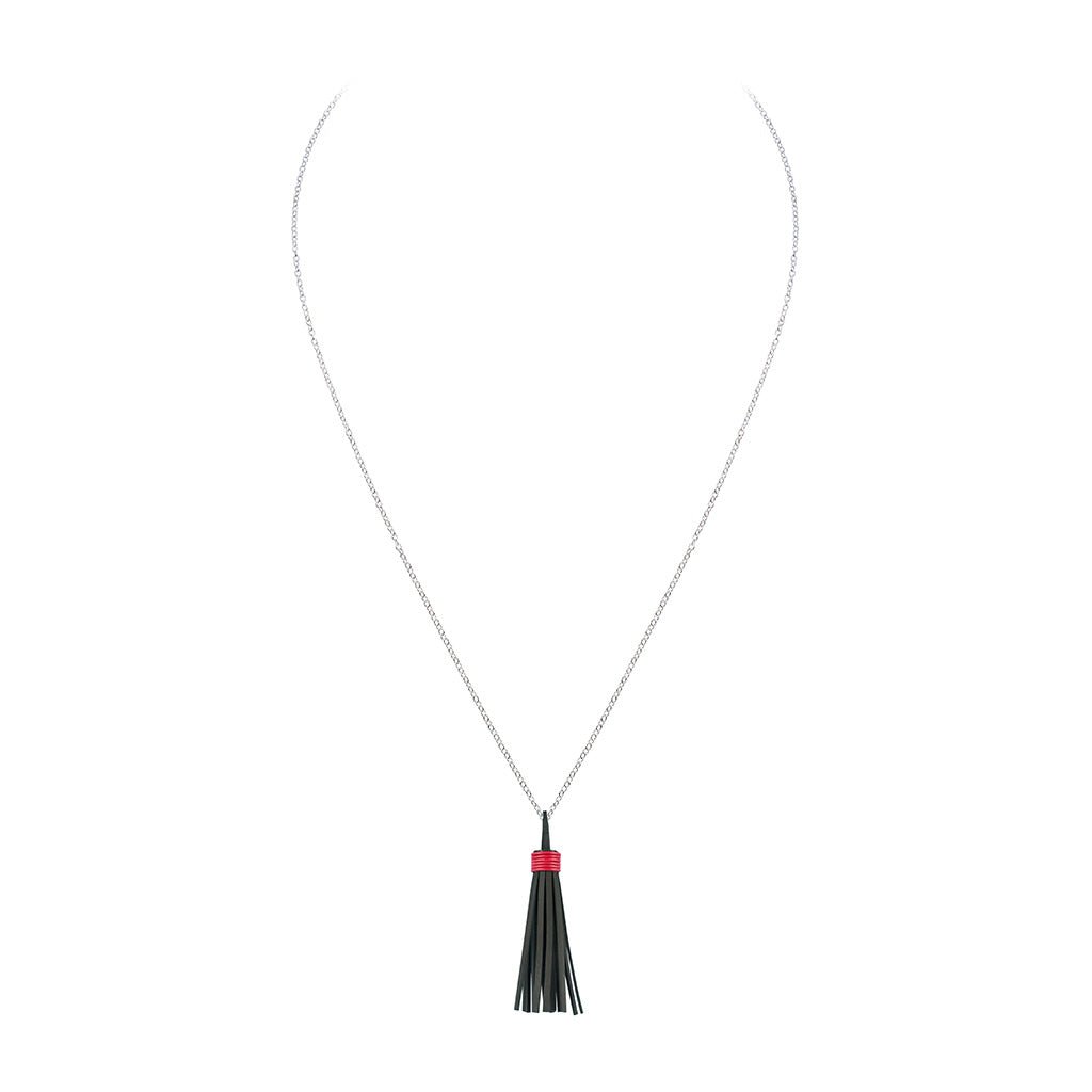 Asante Long Tassel Necklace by Paguro Upcycle