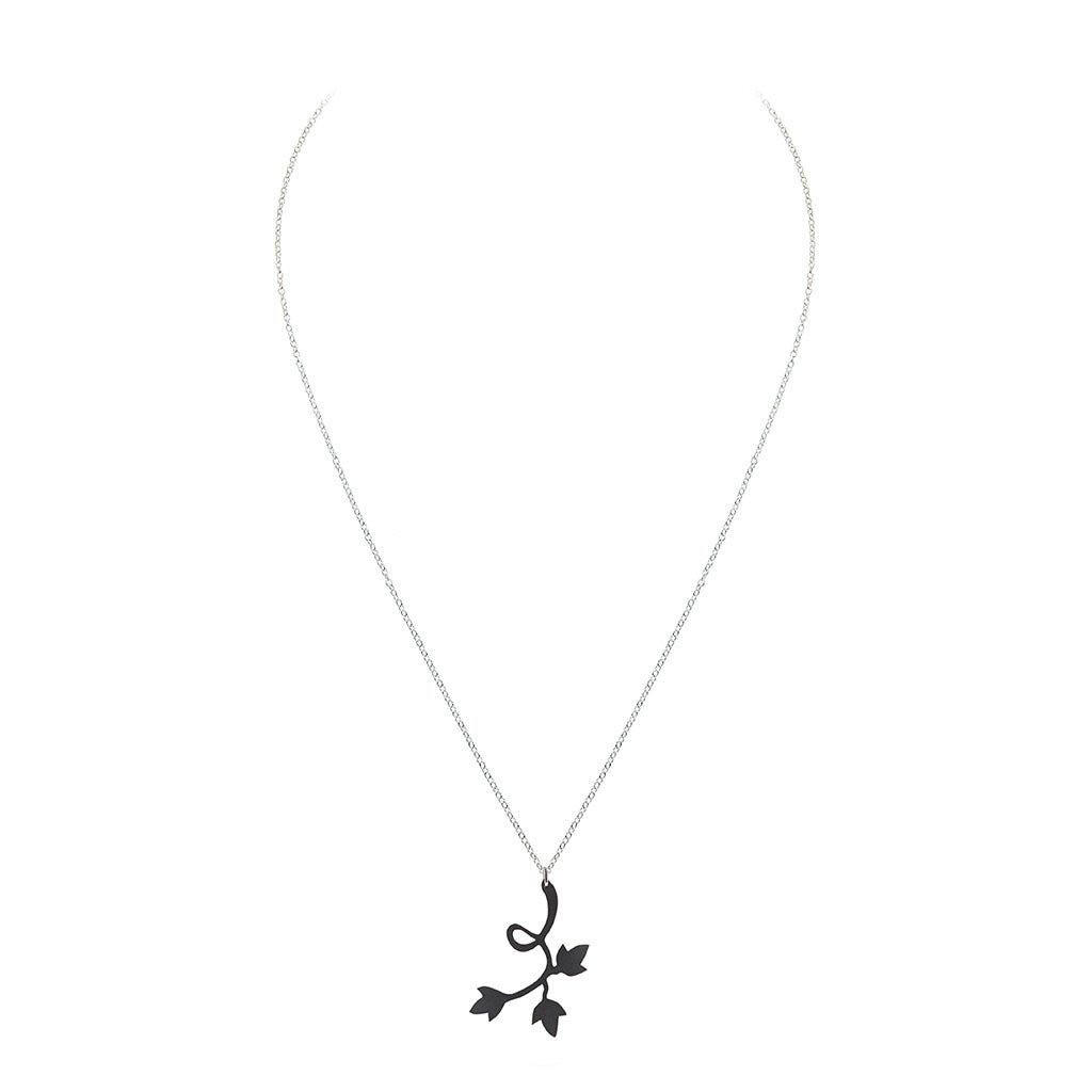 Evelyn Floral Pendant Necklace by Paguro Upcycle