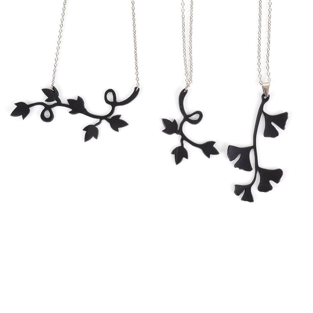 Evelyn Floral Pendant Necklace by Paguro Upcycle