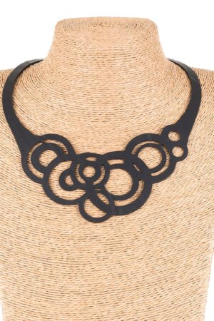 Circular Rubber Necklace by Paguro Upcycle