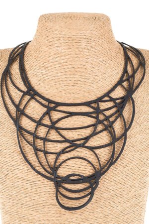 Kale - Statement Circular Necklace by Paguro Upcycle