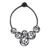 Neptune Black Necklace by Paguro Upcycle