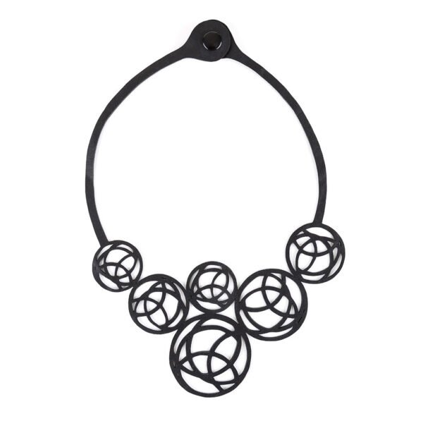 Neptune Black Necklace by Paguro Upcycle