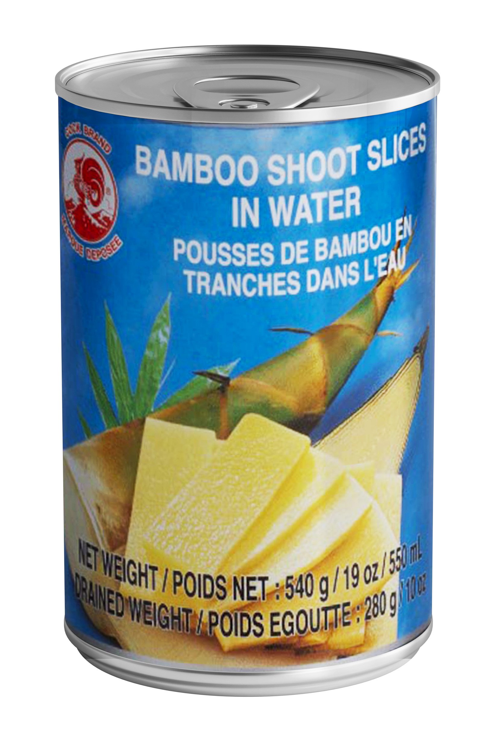 COCK BAMBOO SHOOT SLICE CAN 24X540G