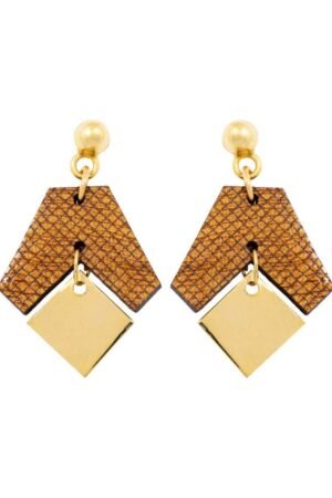 Cacah Gori Recycled Wood Earrings