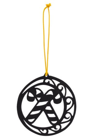 Candy Cane Eco Friendly Christmas Ornament