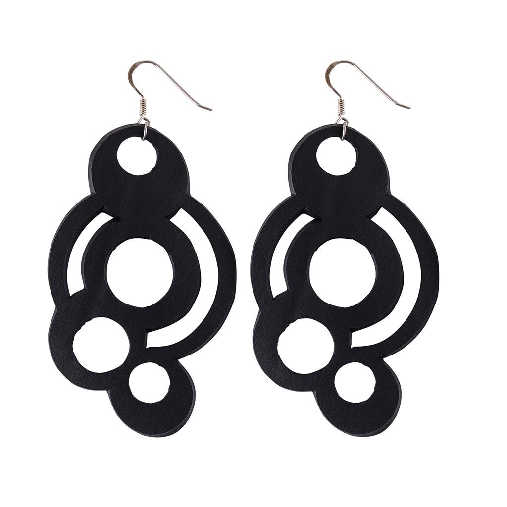 Circular Inner Tube Earrings by Paguro Upcycle