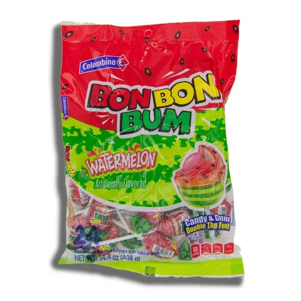 Colombina Bon Bon Bum Watermelon 15 x 408 gr
