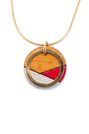 Conture Recycled Wood Gold Chain Necklace (4 Colours available) by Paguro Upcycle