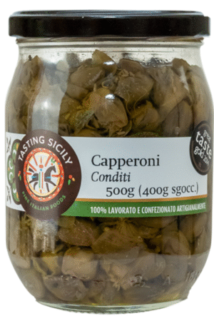 Seasoned capers - 500g (400g drained) x4