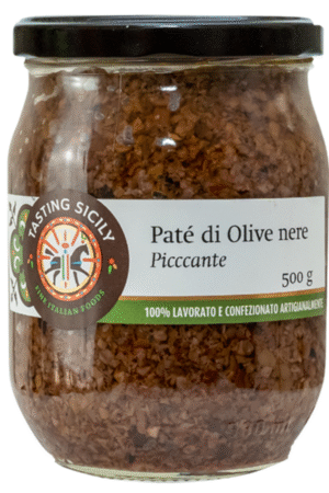 Spicy Black Olive Paté - 500g x4