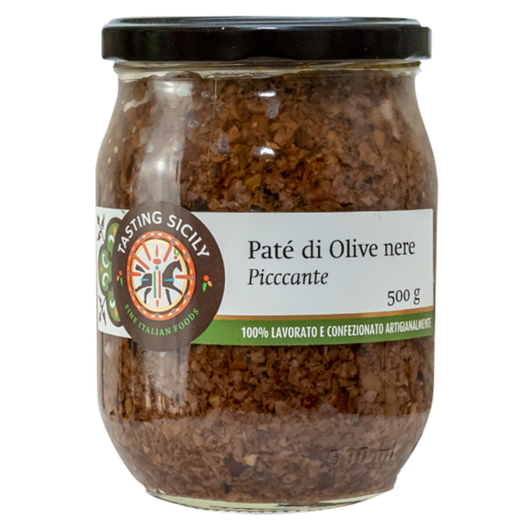 Spicy Black Olive Paté - 500g x4