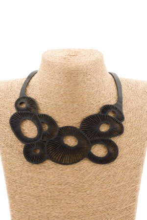 Coral Eco Friendly Rubber Necklace by Paguro Upcycle