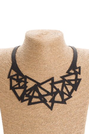 Cubism Geometric Necklace by Paguro Upcycle