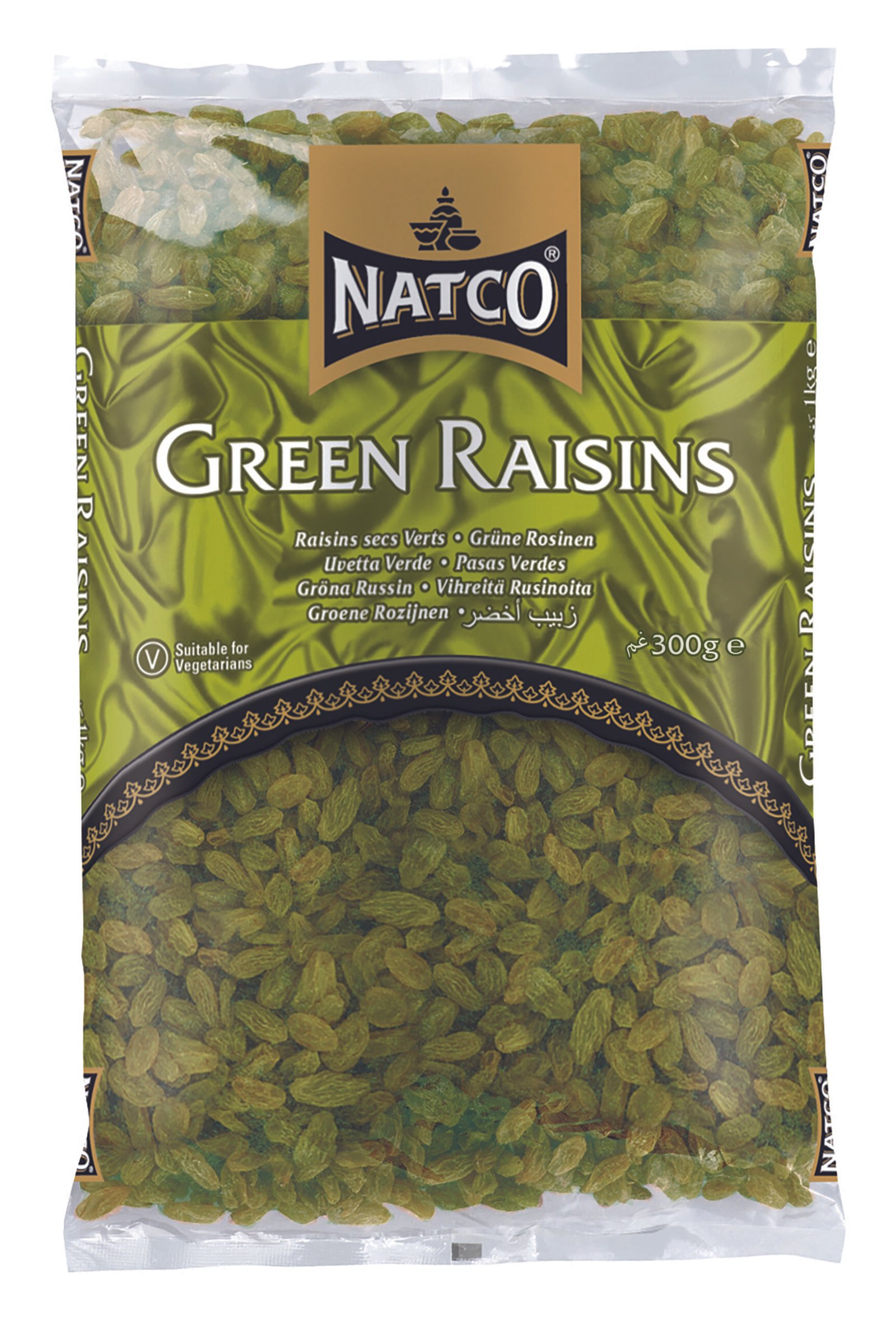 Natco Green Raisins 20X300G