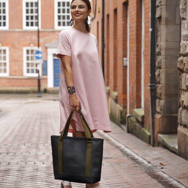 Rika Spacious Inner Tube Vegan Tote Bag (3 Colours Available) by Paguro Upcycle