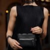 Erin Vegan Wristlet and Belt Pouch by Paguro Upcycle