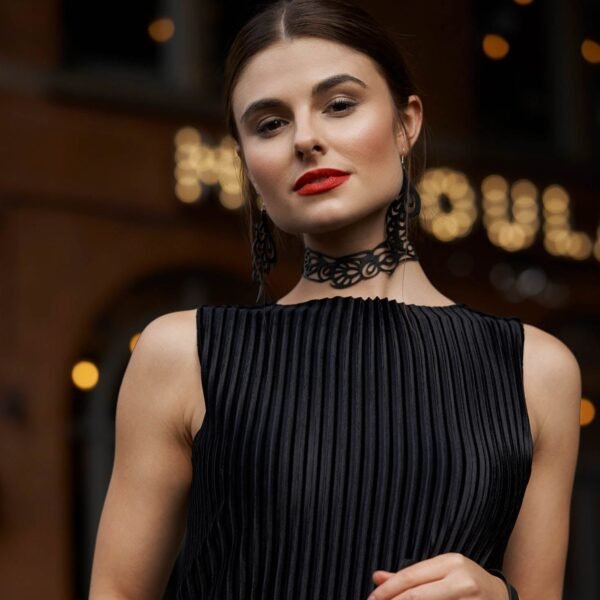 Bella Elegant Inner Tube Choker by Paguro Upcycle