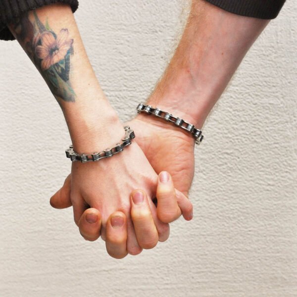 Recycled Bike Chain Bracelet by Paguro Upcycle