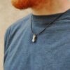 Lone Rider Recycled Bike Chain Pendant Necklace by Paguro Upcycle