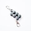 Recycled Bike Chain Vegan Keyring by Paguro Upcycle