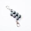 Recycled Bike Chain Vegan Keyring by Paguro Upcycle