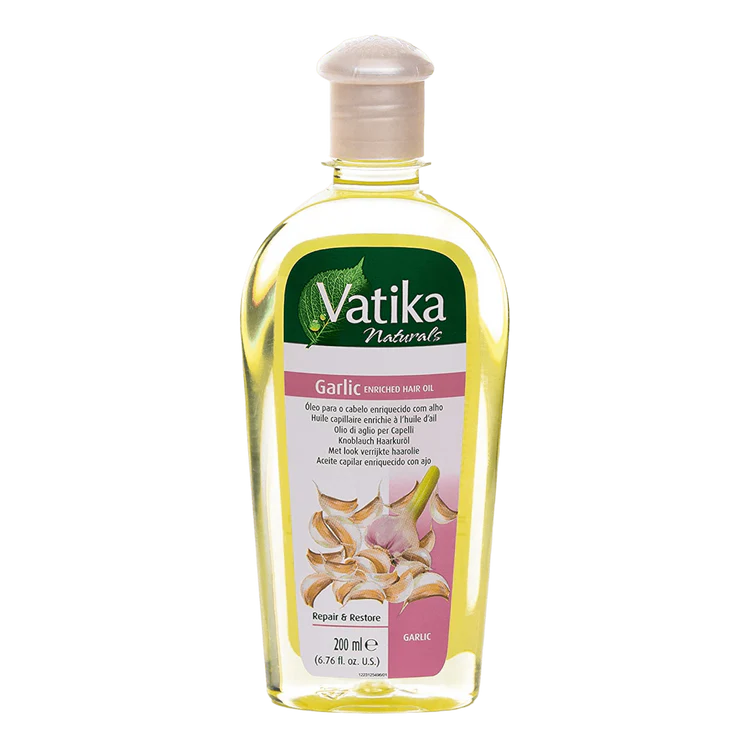 DABUR VATIKA ENRICHED GARLIC H OIL MV 200ML x 6