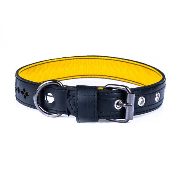 Eco Friendly Recycled Inner Tube Vegan Dog Collar by Paguro Upcycle