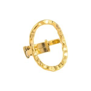 Duara Recycled Brass Adjustable Ring