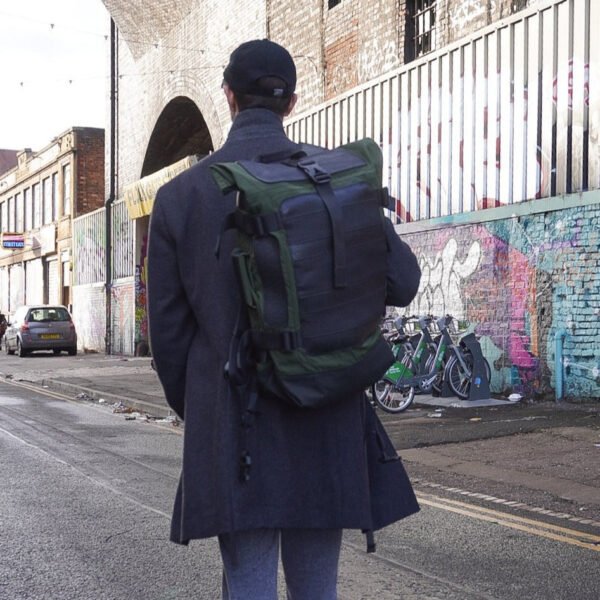 Waterproof Roll Top Vegan Backpack
