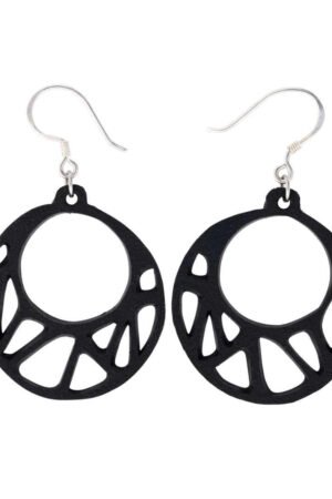 Ella Geometric Recycled Rubber Earrings