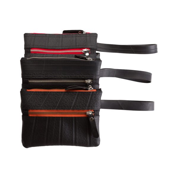 Erin Vegan Wristlet and Belt Pouch by Paguro Upcycle