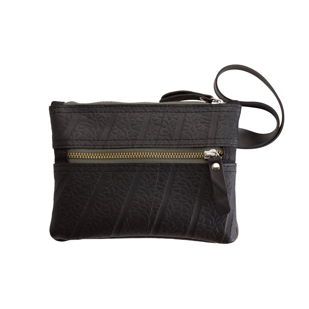 Erin Vegan Wristlet and Belt Pouch by Paguro Upcycle