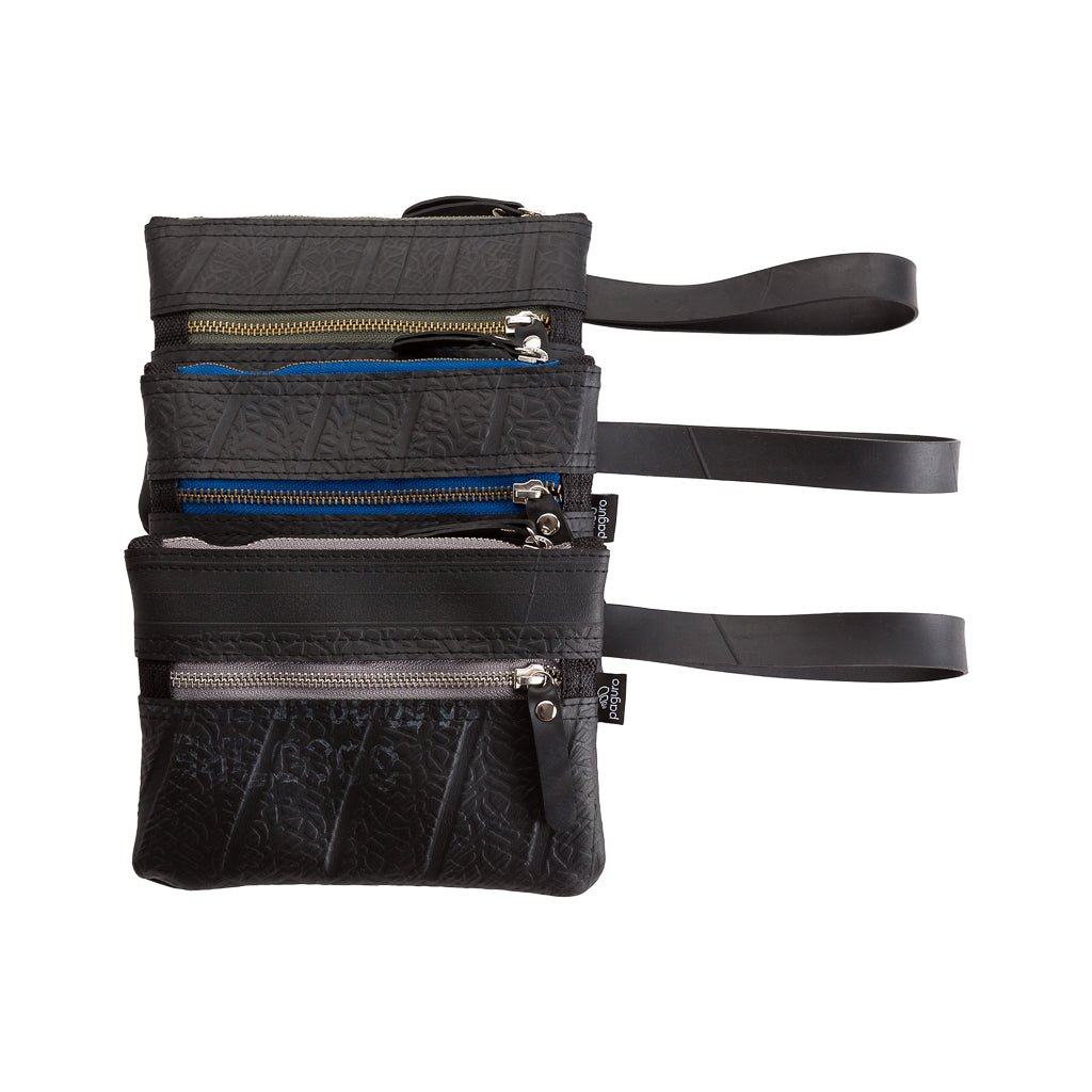 Erin Vegan Wristlet and Belt Pouch by Paguro Upcycle