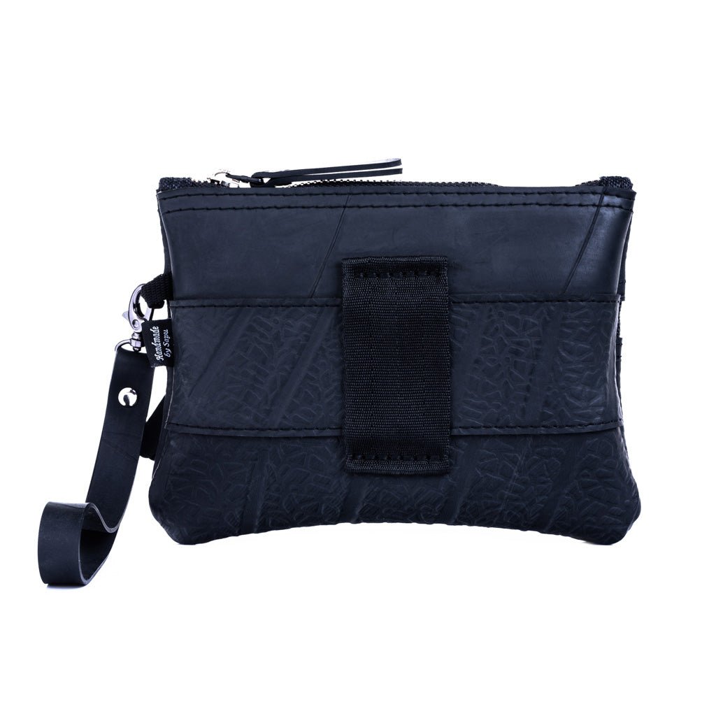 Erin Vegan Wristlet and Belt Pouch by Paguro Upcycle
