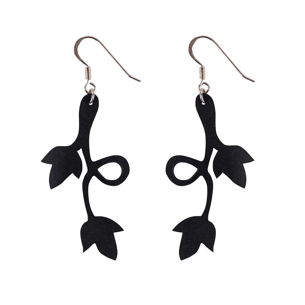Evelyn Climbing Flower Earrings by Paguro Upcycle