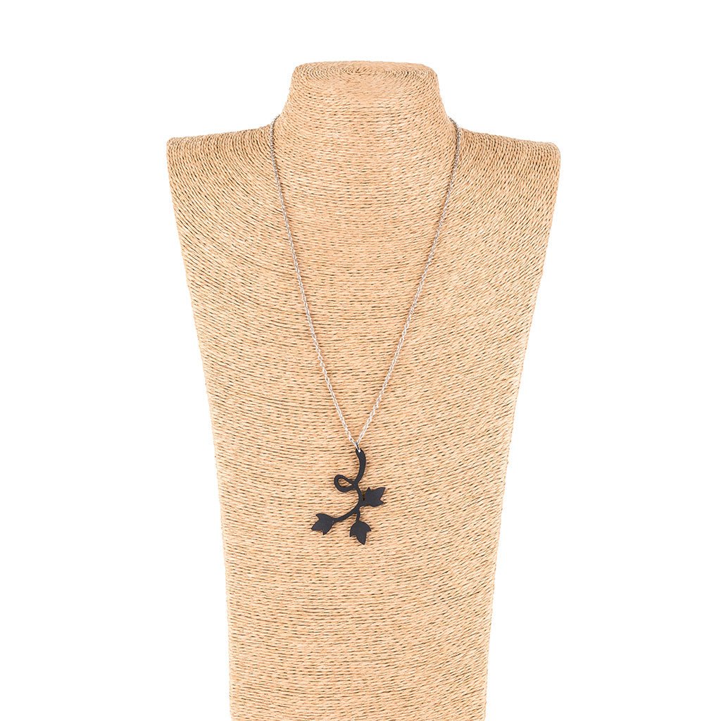 Evelyn Floral Pendant Necklace by Paguro Upcycle