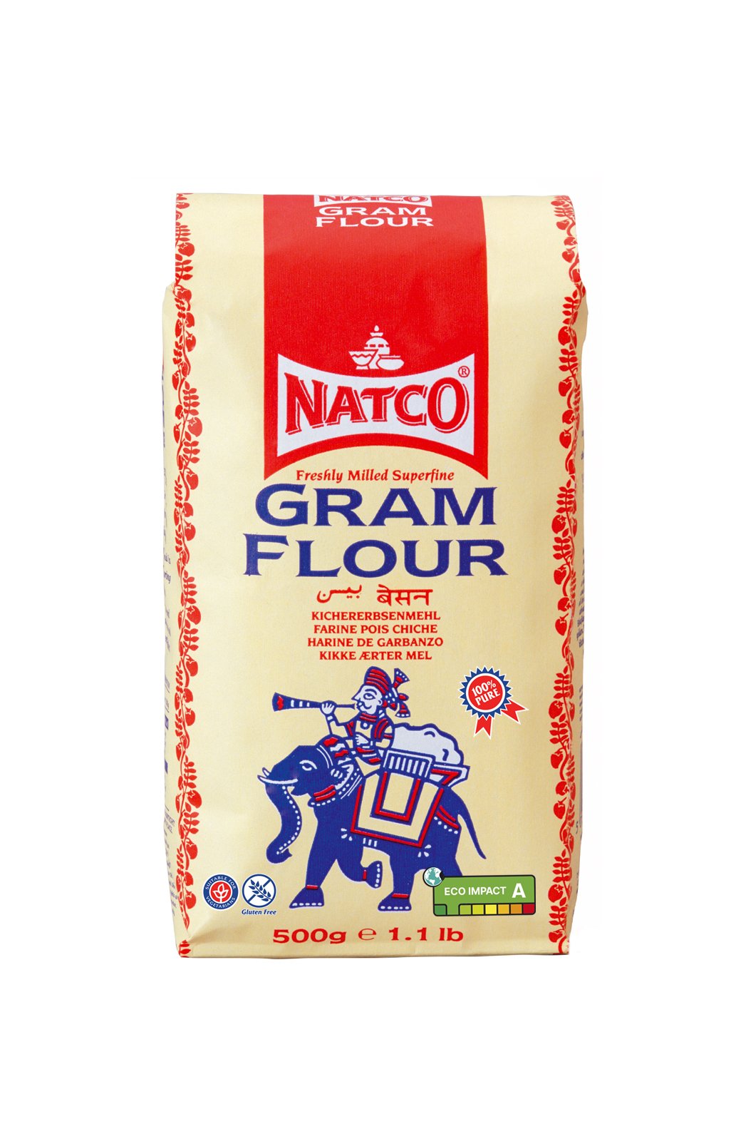 Natco Gram Flour Superfine - SW 12X500g